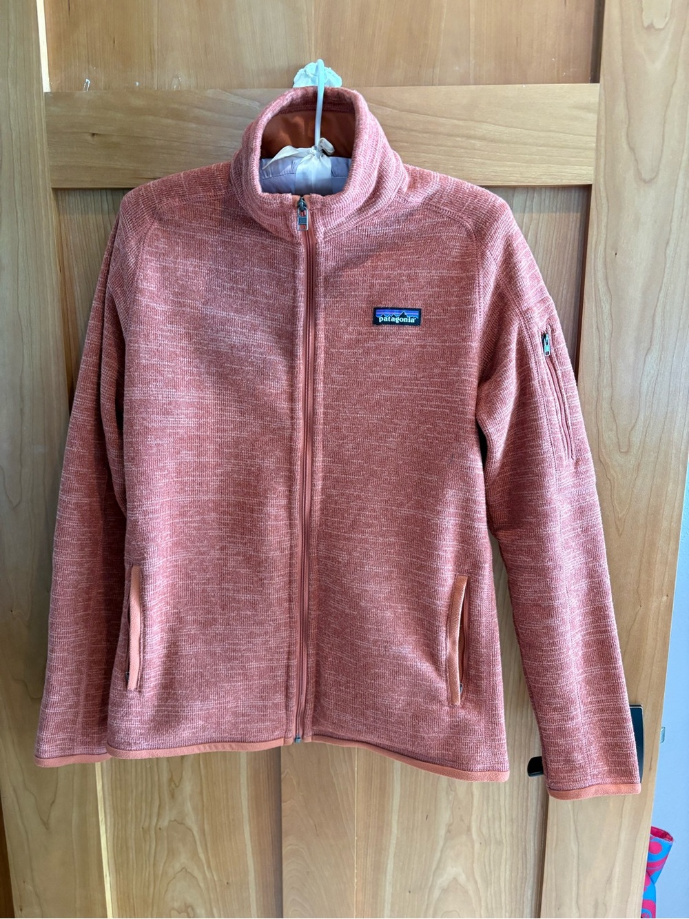Women’s Patagonia Fleece Jacket in Burnt Orange